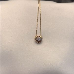 12K Yellow Gold Necklace & 18K Rose Gold Bracelet